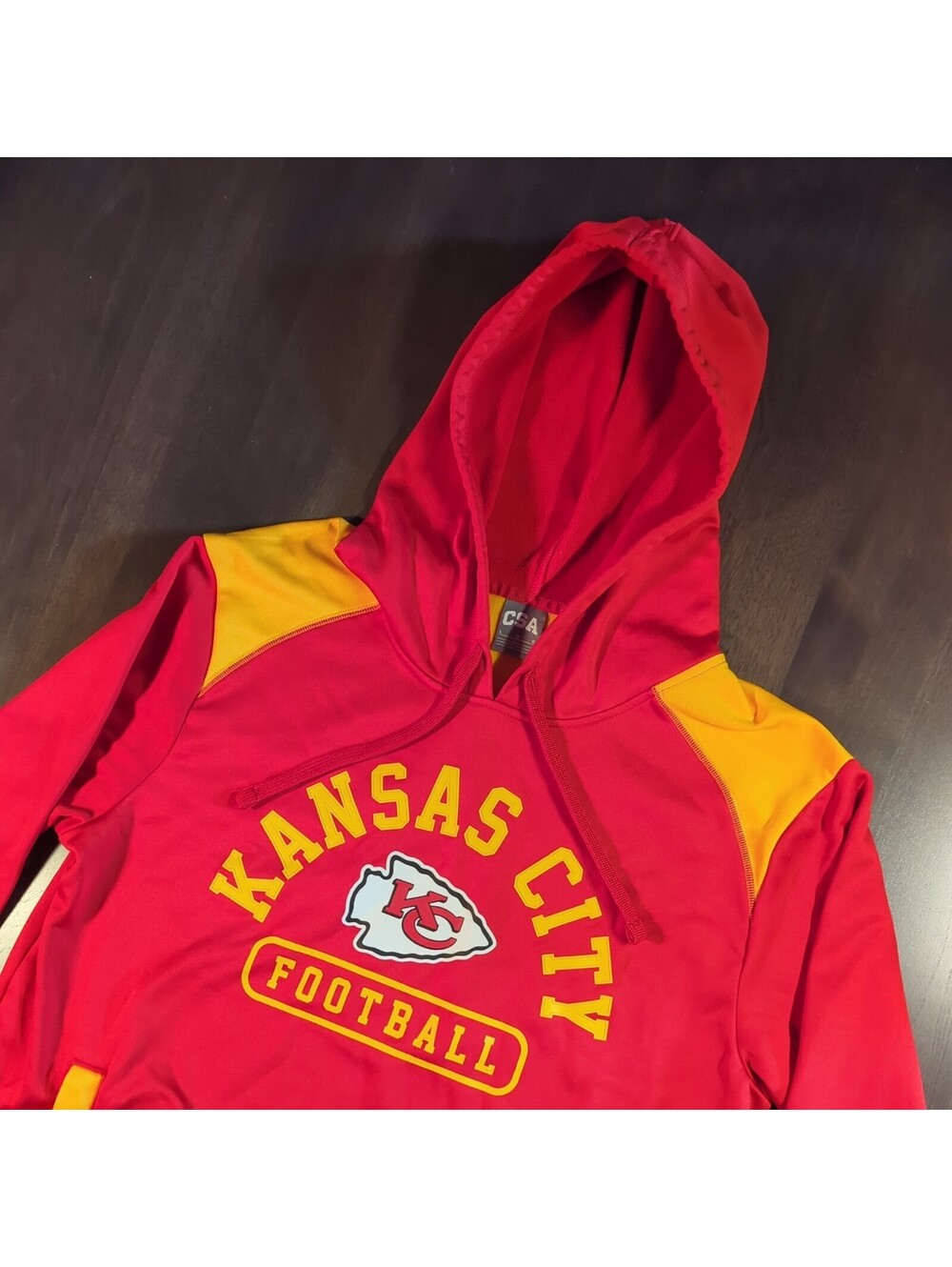 CSA KANSAS CITY CHIEFS HOODIE SWEATSHIRT - MENS Large